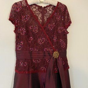 KM collections Dress by Milla Bell Red Gown Dress